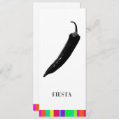 Uitnodigingen van Fiesta-partijen | Mexicaanse hot (Voorkant / Achterkant)