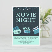 Uitnodigingen van filmfeest ter gelegenheid van zo (Staand voorkant)