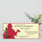 Uitnodigingen van Fireman Custom Retirement Party (Staand voorkant)