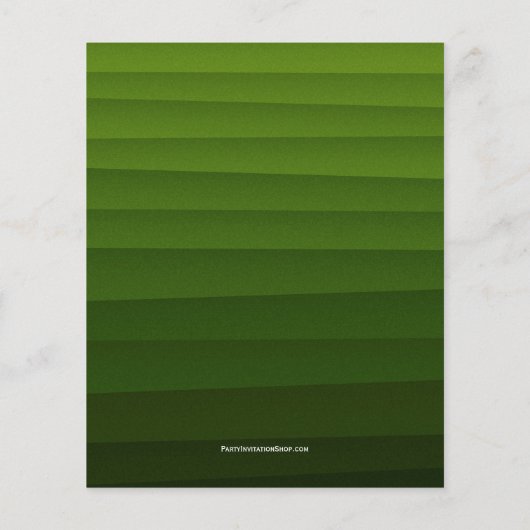 Uitnodigingen van Football op het terrein (Achterkant)