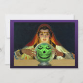 Uitnodigingen van Fortune Teller Halloween Party (Voorkant)