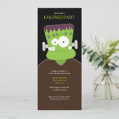 Uitnodigingen van Frankenstein Monster Halloween P (Staand voorkant)