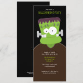 Uitnodigingen van Frankenstein Monster Halloween P (Voorkant / Achterkant)