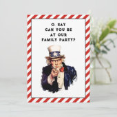 Uitnodigingen van gezinshereniging (Staand voorkant)