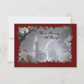 Uitnodigingen van Graveyard Halloween Party (Voorkant)