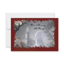 Uitnodigingen van Graveyard Halloween Party