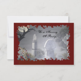 Uitnodigingen van Graveyard Halloween Party