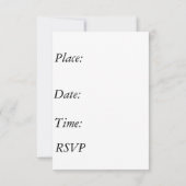 Uitnodigingen van Graveyard Halloween Party (Achterkant)