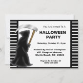Uitnodigingen van Grim Reaper Halloween Party (Voorkant)