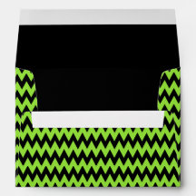 Uitnodigingen van Groene Black Pattern Halloween P