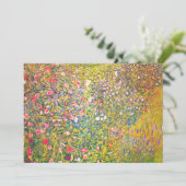 Uitnodigingen van Gustav Klimt Pink (Staand voorkant)