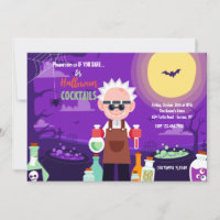 Uitnodigingen van Halloween Cocktail Party