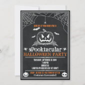 Uitnodigingen van Halloween-partijen (Voorkant)