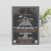 Uitnodigingen van Halloween-partijen (Staand voorkant)