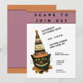 Uitnodigingen van Halloween-partijen (Voorkant / Achterkant)