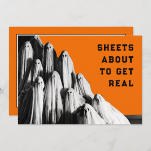 Uitnodigingen van Halloween-partijen