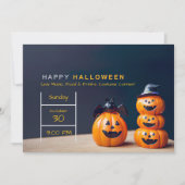 Uitnodigingen van Halloween-partijen (Voorkant)