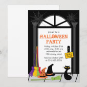 Uitnodigingen van Halloween-partijen (Voorkant / Achterkant)