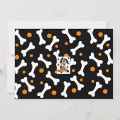 Uitnodigingen van Halloween-partijen (Achterkant)