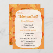Uitnodigingen van Halloween-partijen (Voorkant / Achterkant)