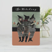 Uitnodigingen van Halloween-partijen (Staand voorkant)