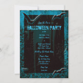 Uitnodigingen van halloween-partijen - pas sjabloo (Achterkant)