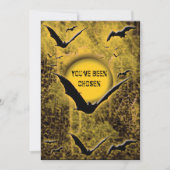 Uitnodigingen van halloween-partijen - pas sjabloo (Voorkant)