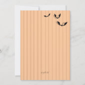 Uitnodigingen van headless Halloween Party (Achterkant)