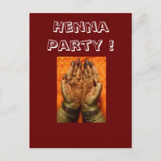 Uitnodigingen van Henna Party