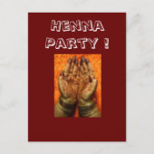 Uitnodigingen van Henna Party (Voorkant)