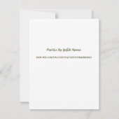 Uitnodigingen van Henna Party (Achterkant)