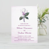 Uitnodigingen van het huwelijk van Magnolia (Staand voorkant)