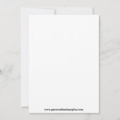 Uitnodigingen van het huwelijk van Magnolias (Achterkant)