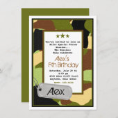 Uitnodigingen van het leger, militaire uitvindinge (Voorkant / Achterkant)