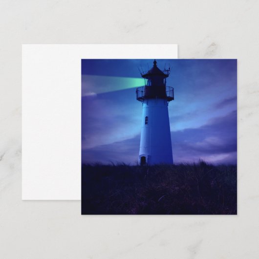 Uitnodigingen van het lichtbaken (Voorkant / Achterkant)