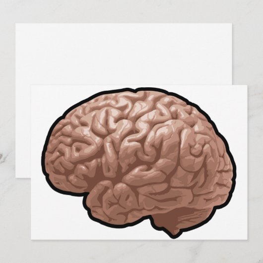 Uitnodigingen van het menselijk brein (Voorkant / Achterkant)