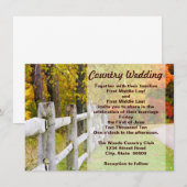 Uitnodigingen van het najaar (Voorkant / Achterkant)