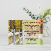 Uitnodigingen van het najaar (Staand voorkant)