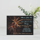 Uitnodigingen van het nieuwjaarsfeest (Staand voorkant)