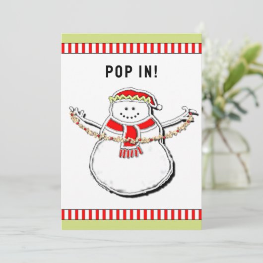 Uitnodigingen van het Open House (Staand voorkant)