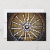 Uitnodigingen van het Zuidwestelijke Wagon Wheel W (Achterkant)