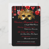 Uitnodigingen van Holiday Masquerade Gala (Voorkant)