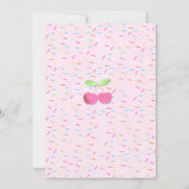 Uitnodigingen van Ice Cream Birthday Party (Achterkant)