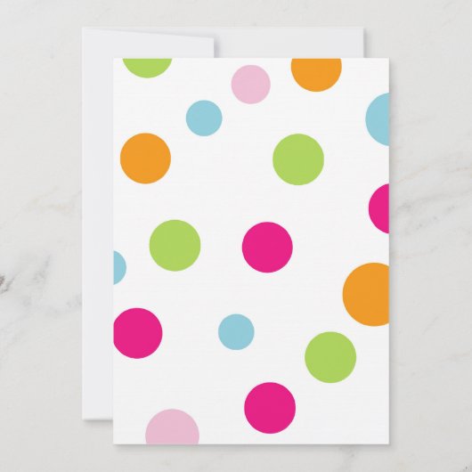 Uitnodigingen van Ice Cream Birthday Party (Achterkant)