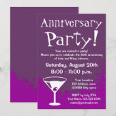 Uitnodigingen van Jubilea | Aangepaste uitnodiging (Voorkant / Achterkant)