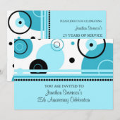 Uitnodigingen van Jubilea van werknemers (Voorkant / Achterkant)