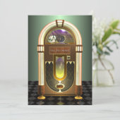 Uitnodigingen van Jukebox Party (Staand voorkant)