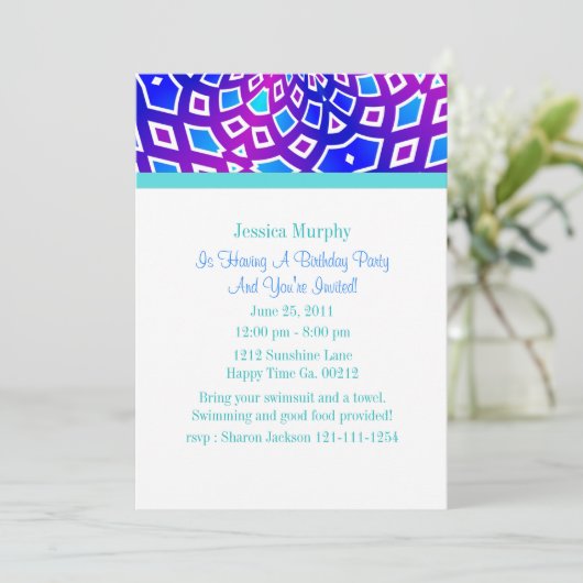 Uitnodigingen van Kaleidoscoop (Staand voorkant)