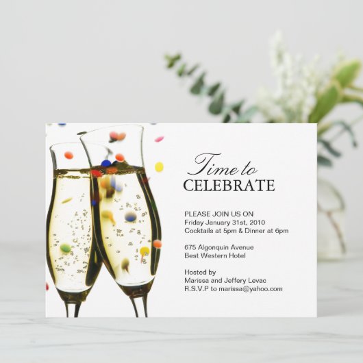 Uitnodigingen van kantoor (Staand voorkant)