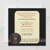 Uitnodigingen van Karaoke Party (Achterkant)